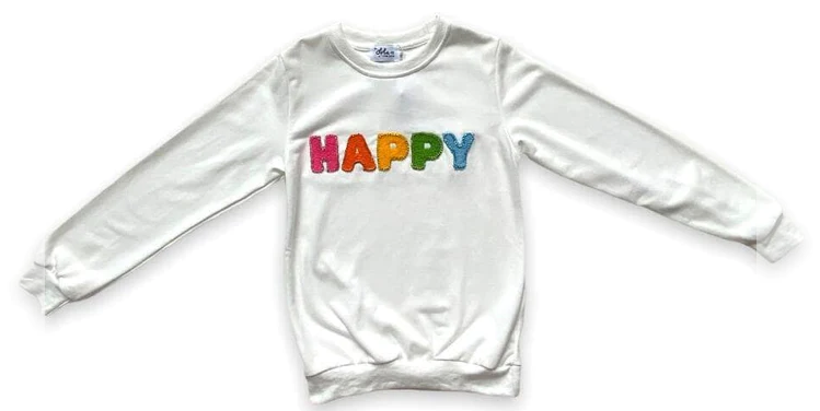 Happy Crystal Sweatshirt