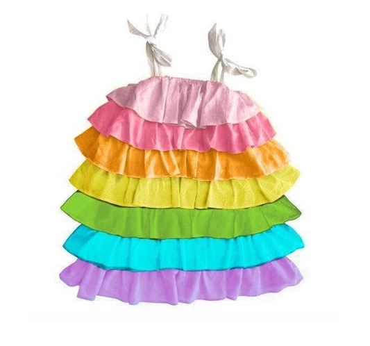 Ruffle Pastel Sun Dress