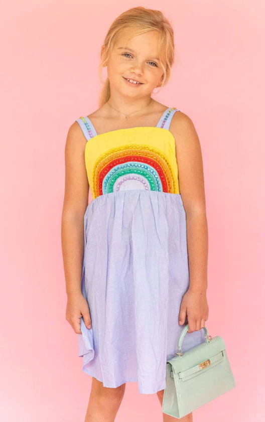 Crystal Rainbow Lavender Sun Dress