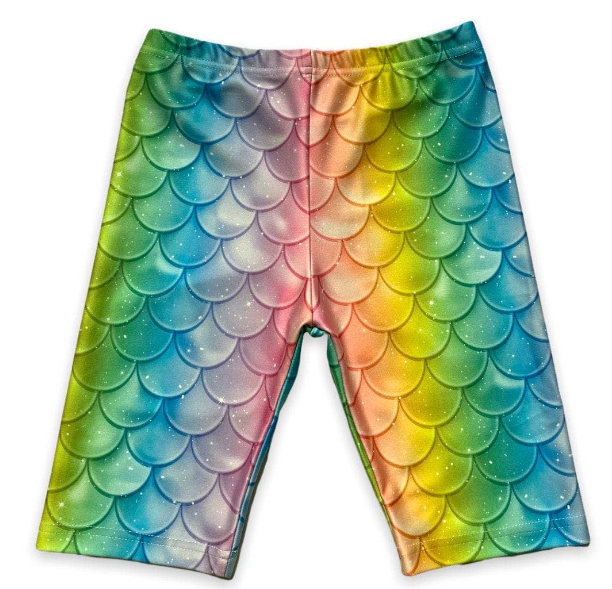 Mermaid Biker Shorts