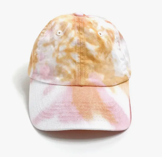 Pink Tie Dye Baseball Cap