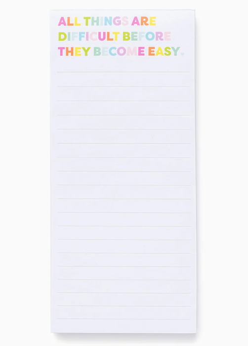 All Things List Pad