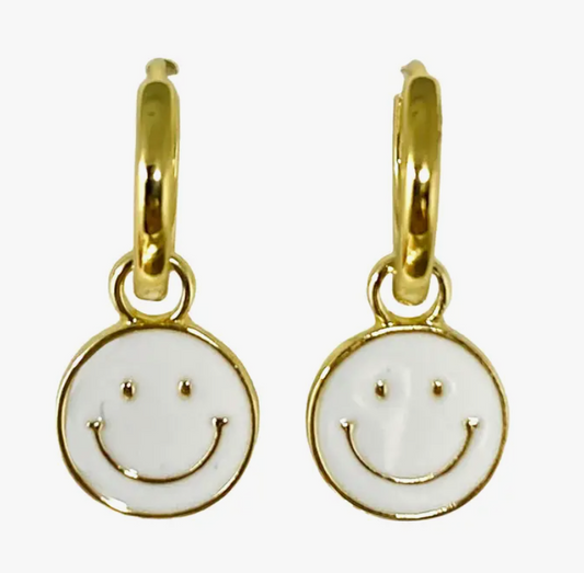 Smiley Face Dangle Earring