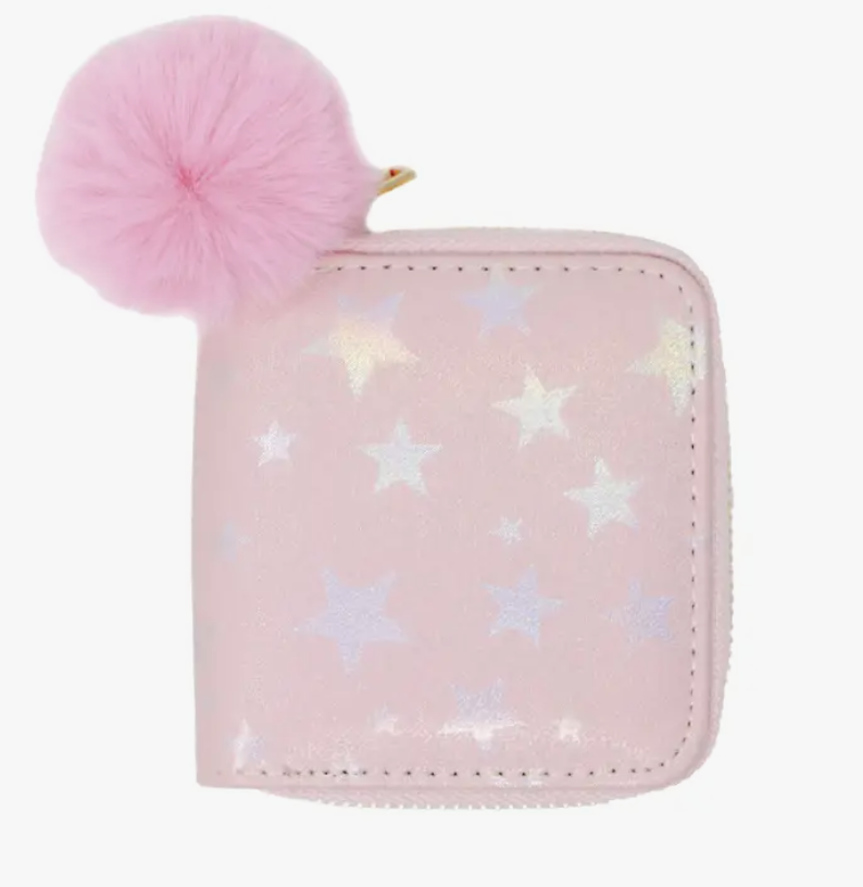 Pink Shiny Star Wallet