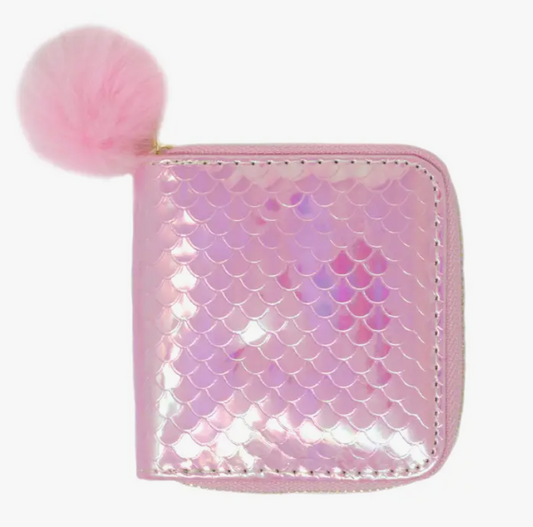 Pink Mermaid Scale Wallet
