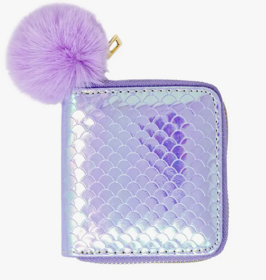 Purple Mermaid Scale Wallet