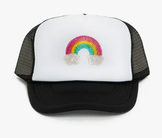 Black Rainbow Trucker Hat