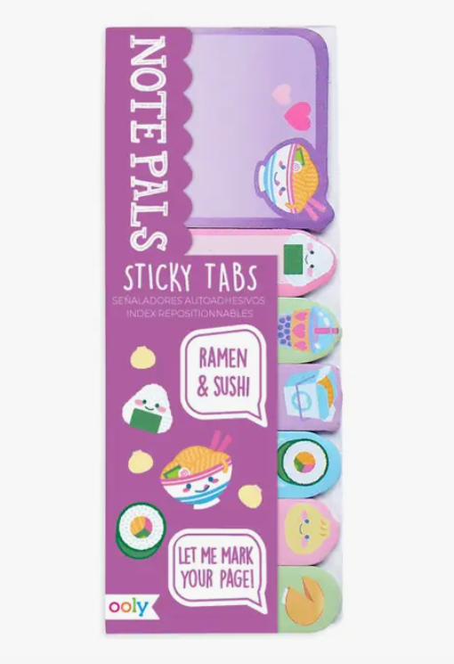 Ramen & Sushi Note Pals Sticky Tabs