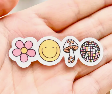 Groovy Icons Sticker