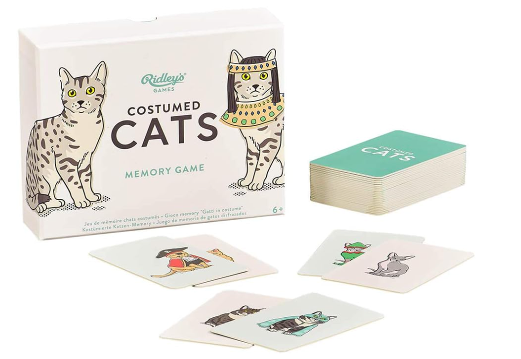 Costumed Cats Memory Game