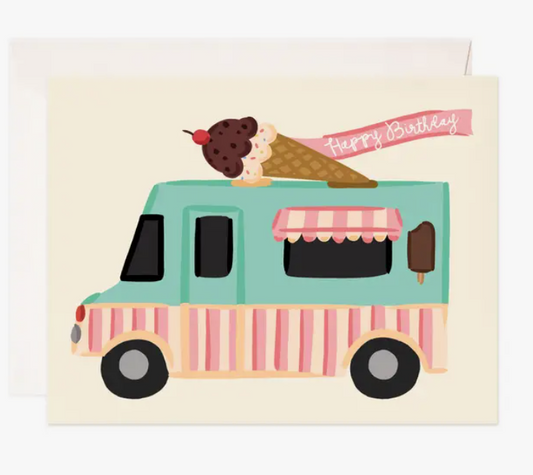 Ice Cream Birthday Card