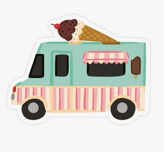 Ice Cream Truck Sticker