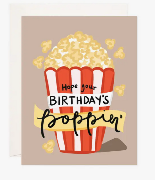 Poppin' Birthday Card