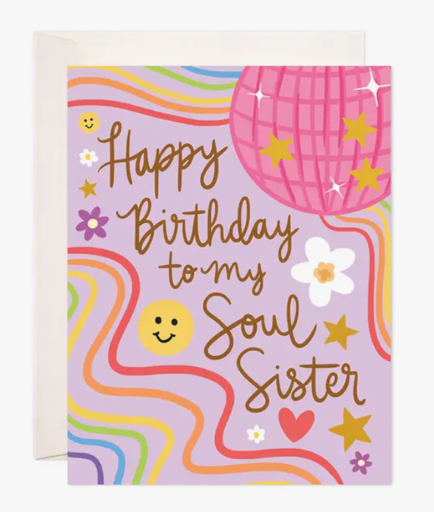 Soul Sister Birthday Card