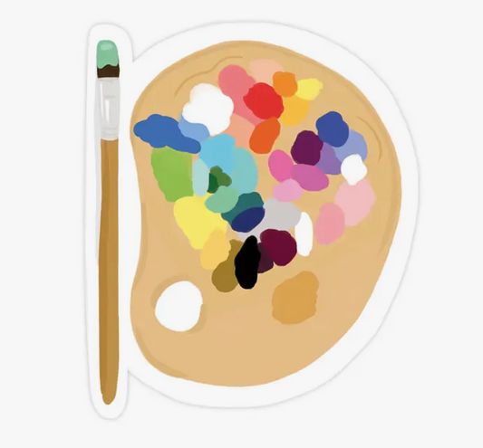 Paint Pallette Sticker