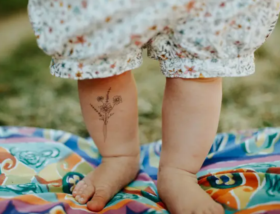 Daisy Temporary Tattoo Set