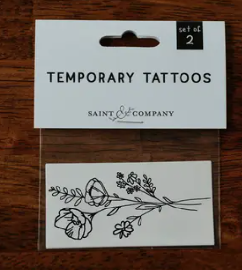 Wildflower Temporary Tattoos