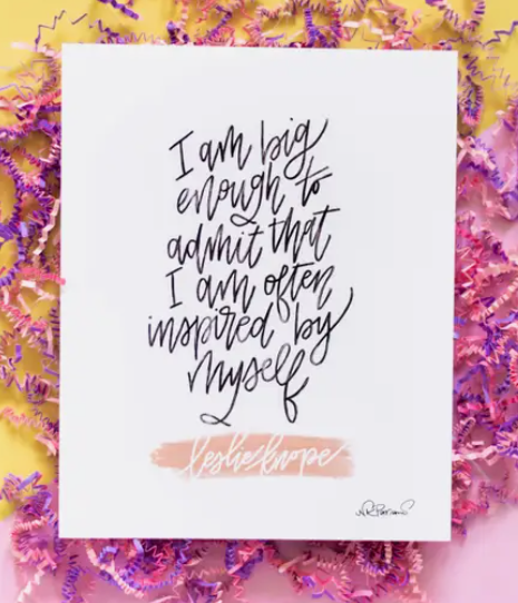 Inspire Myself 8x10 Print