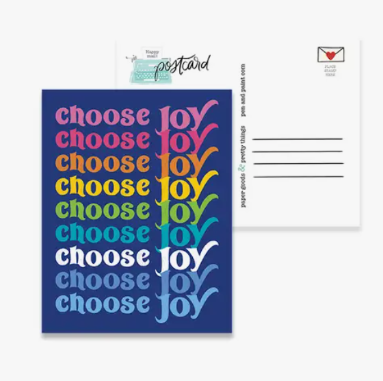 Choose Joy Postcard