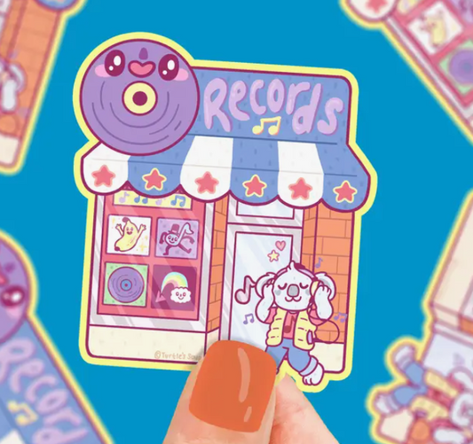 Record Store Music Shop Keeper Sticker