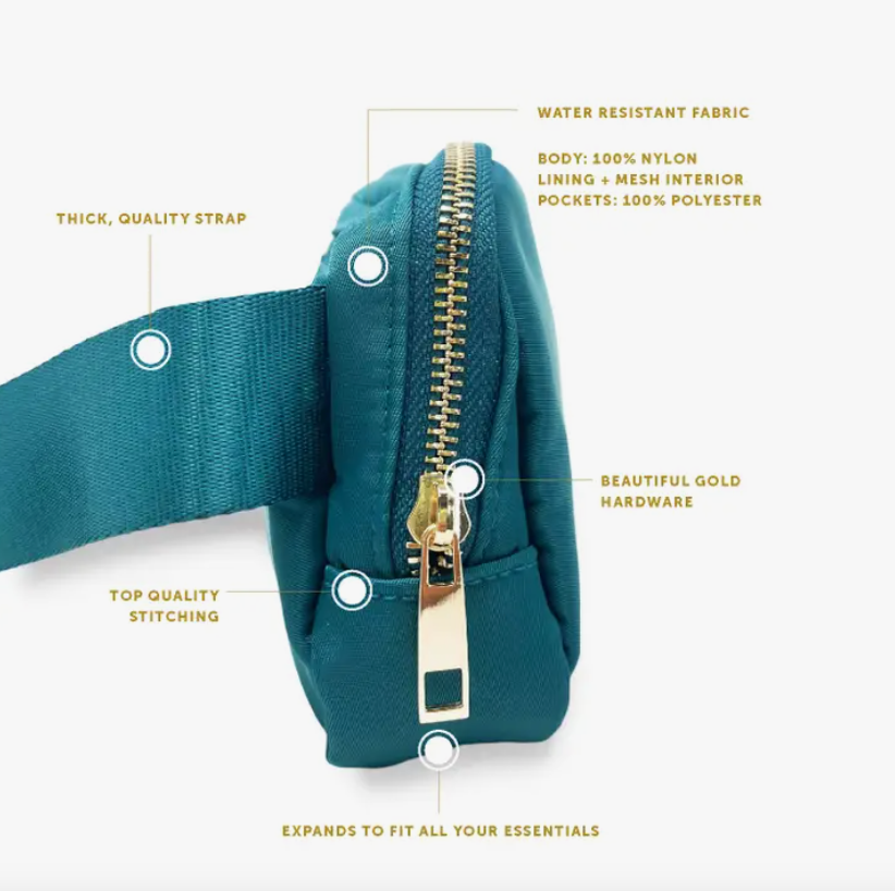 All You Need Belt Bag | Brilliant Teal