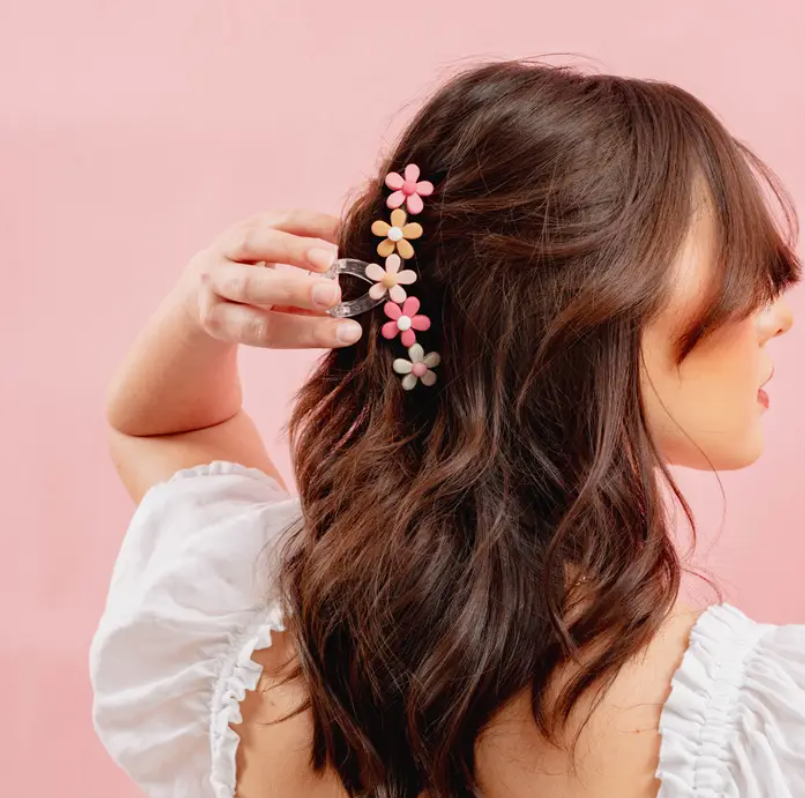 Sassy Pinks Daisy Claw Clip