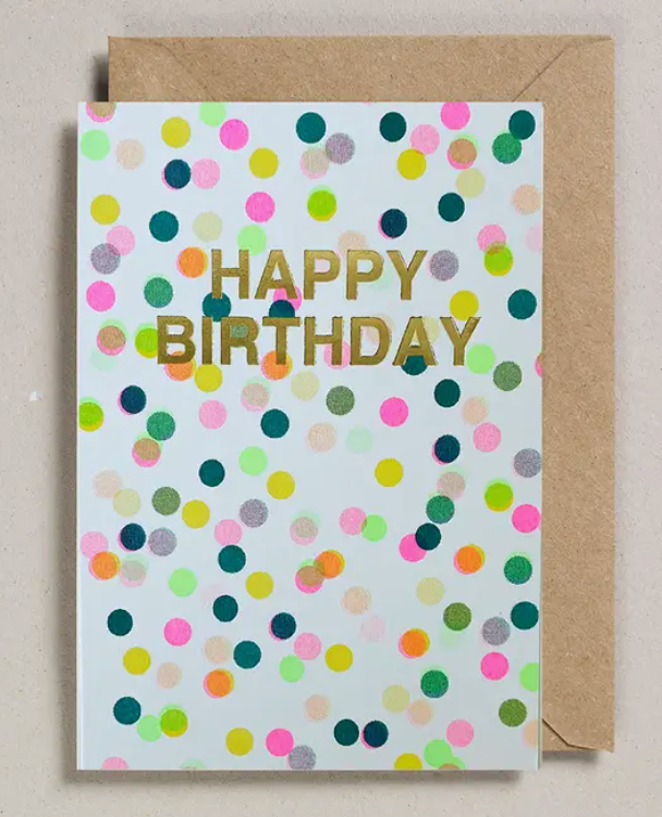 Confetti Birthday Card