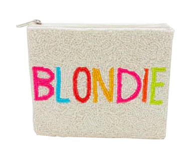 Blondie Beaded Pouch