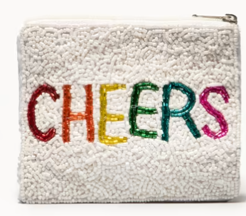 Cheers Beaded Pouch