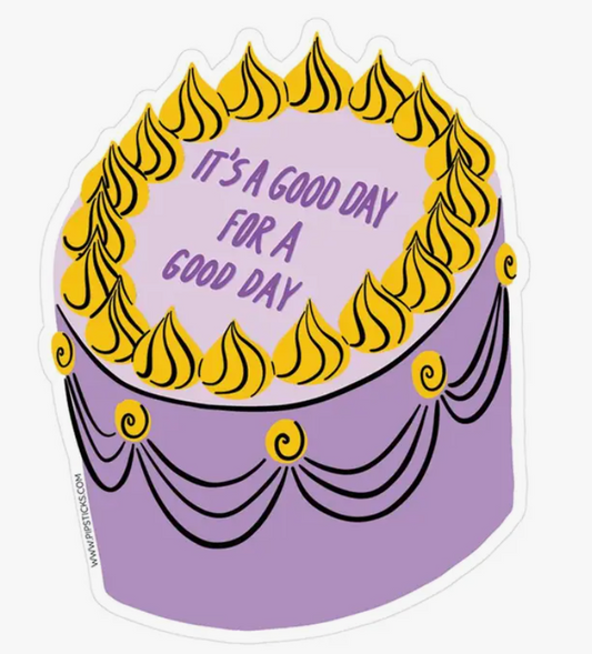 Good Day Cake Sticker