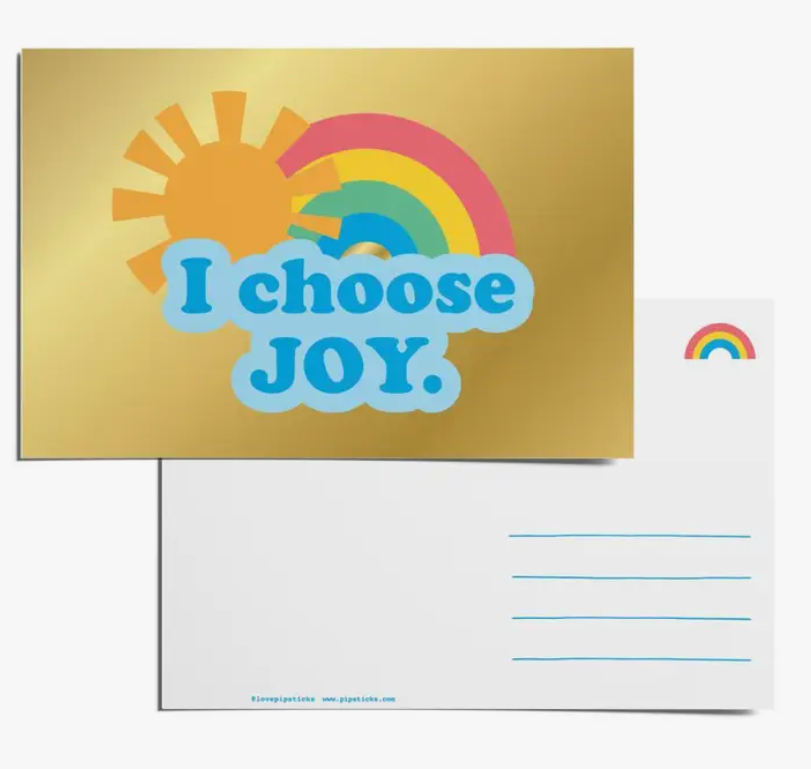 I Choose Joy Postcard 12 Pack