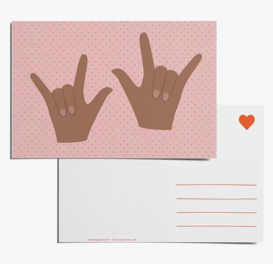 Signs of Love Postcard 12 Pack