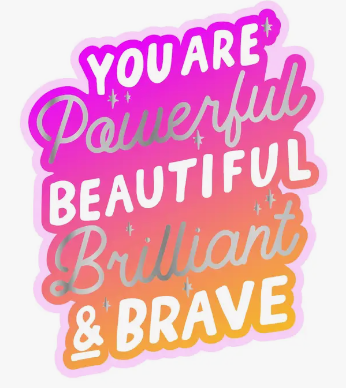 You Are Beautiful Sticker