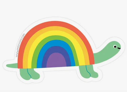 Rainbow Turtle Sticker