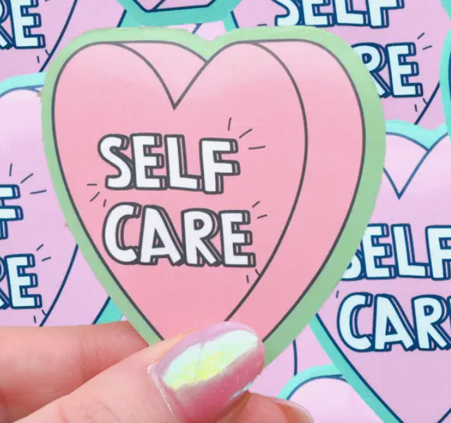 Self Care Sticker