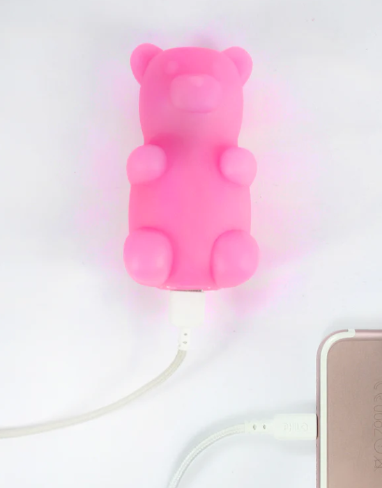 Pink Gummy Bear 4500 Power Bank