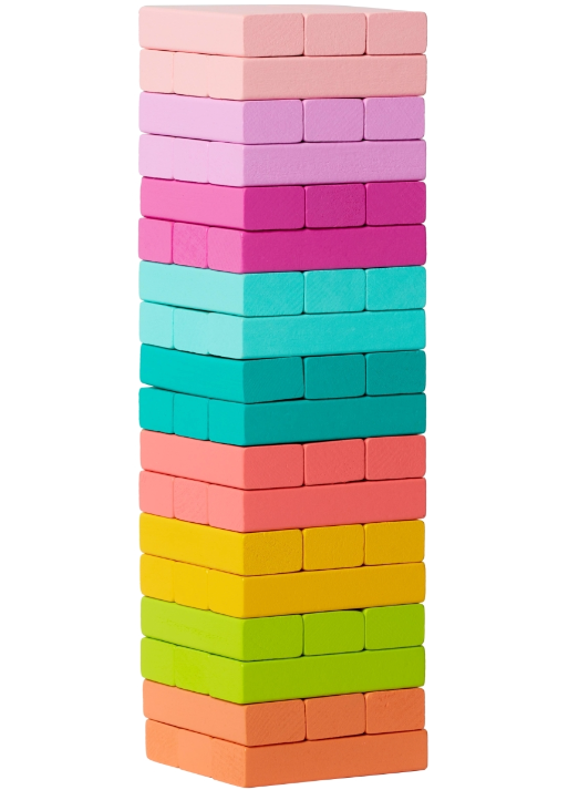 Rainbow Tumbling Blocks Game