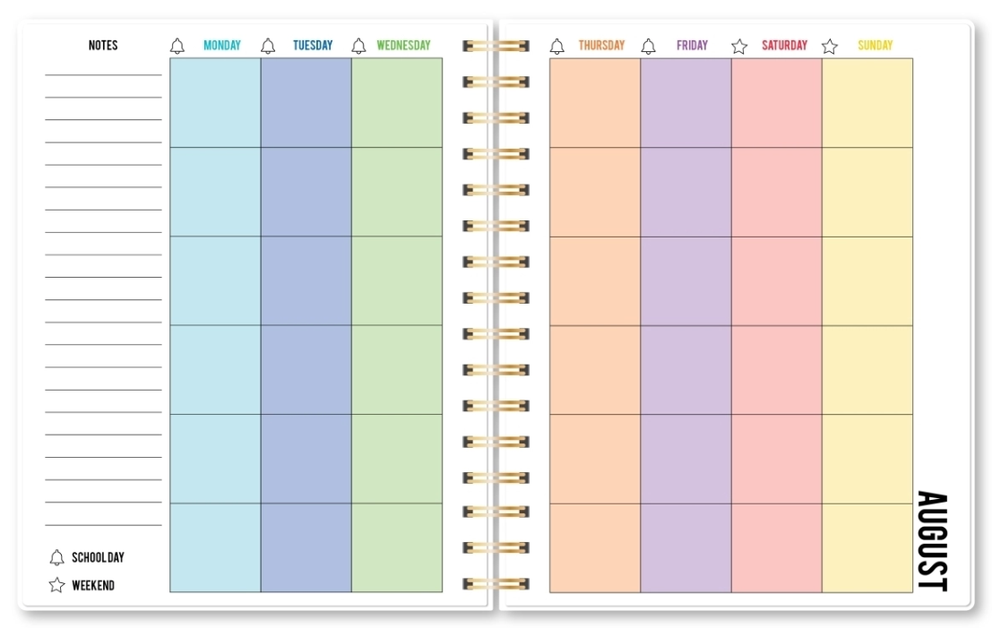 Plans Color Coded Planner