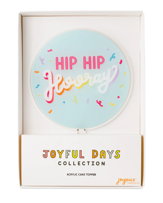 Hip Hip Hooray Cake Topper