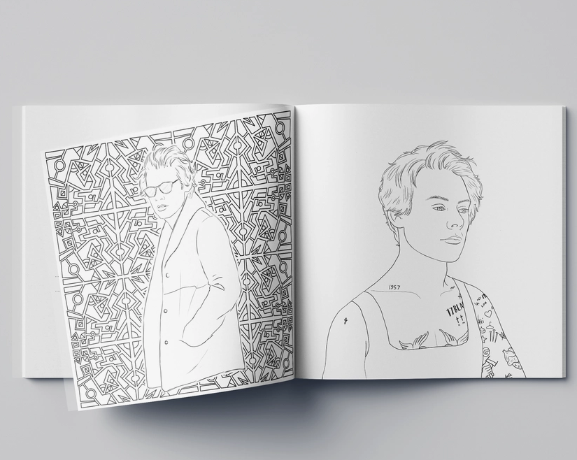 Colour Me Good Harry Styles Coloring Book