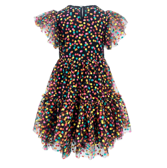 Black Funfetti Surprise Dress