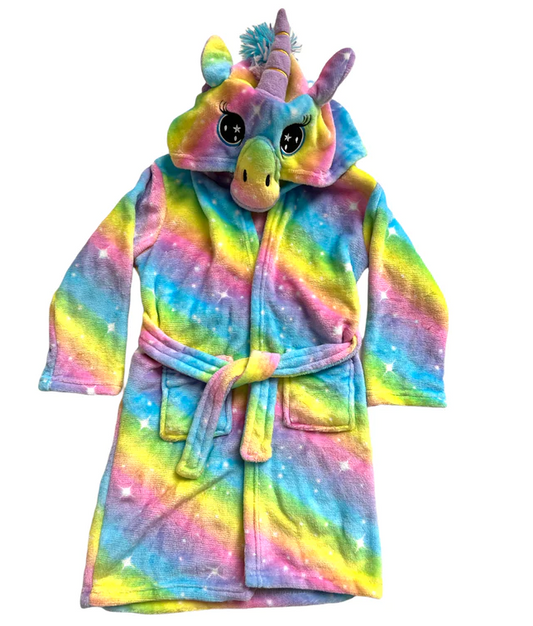 Unicorn Rainbow Stars Robe