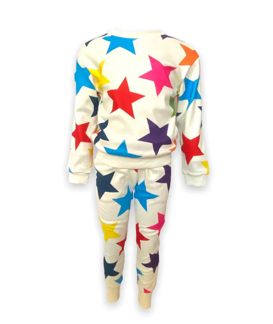 Rainbow Stars Jogger Set