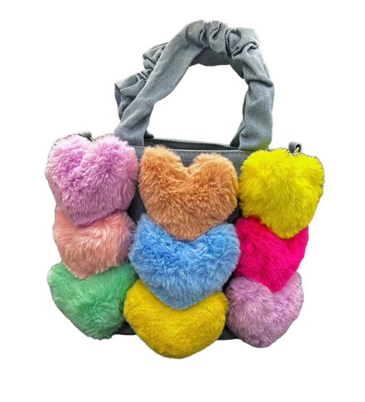 All Over Hearts Plushie Purse