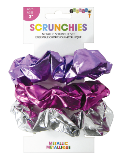 Metallic Scrunchie Set