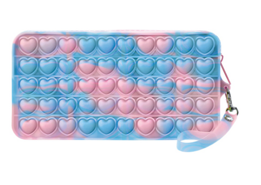 Snow Cone Hearts Popper Pencil Case