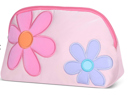 Pretty Petals Oval Cosmetic Bag