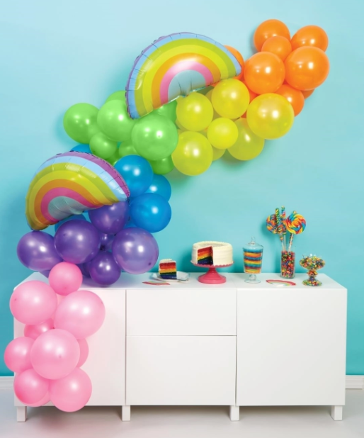 Over the Rainbow Balloon Arch