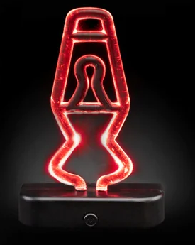 Nano Neons | Red Lava Lamp