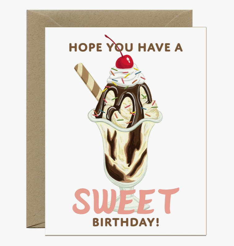 Sweet Sundae Birthday Card